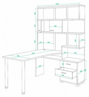 Стол компьютерный Домино СР-420/130 в Копейске - kopejsk.mebel24.online | фото 2