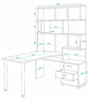 Стол компьютерный Домино СР-420/130 в Копейске - kopejsk.mebel24.online | фото 2