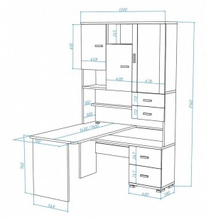 Стол компьютерный Домино СР-620/140 в Копейске - kopejsk.mebel24.online | фото 3