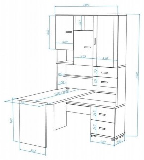 Стол компьютерный Домино СР-620/180 в Копейске - kopejsk.mebel24.online | фото 2