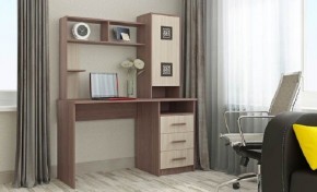 ФАВОРИТ Стол компьютерный (ясень шимо комб.) в Копейске - kopejsk.mebel24.online | фото