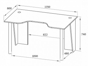 Стол компьютерный КСТ-18 в Копейске - kopejsk.mebel24.online | фото