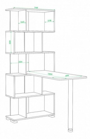 Стол компьютерный СЛ-5СТ в Копейске - kopejsk.mebel24.online | фото 2