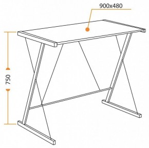Стол компьютерный WD-09 в Копейске - kopejsk.mebel24.online | фото 6