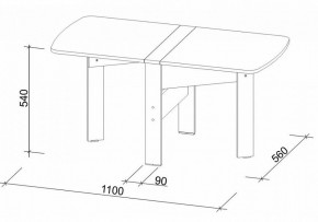 Стол обеденный СтК6 в Копейске - kopejsk.mebel24.online | фото 3