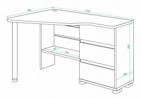 Стол письменный Домино СР-322С в Копейске - kopejsk.mebel24.online | фото 2