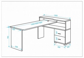 Стол письменный Домино СР-620/180 C в Копейске - kopejsk.mebel24.online | фото 2