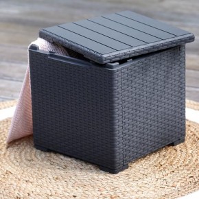 Стол с функцией хранения Виго (Vigo storage box) графит в Копейске - kopejsk.mebel24.online | фото 1