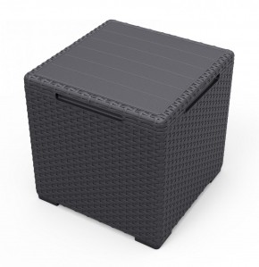 Стол с функцией хранения Виго (Vigo storage box) графит в Копейске - kopejsk.mebel24.online | фото 2