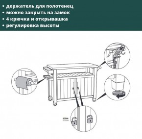 Столик для барбекю 207 Л (Unity XL 207L) в Копейске - kopejsk.mebel24.online | фото 9