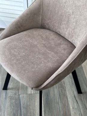 Стул CASA, 360 град. поворот. B5 Капучино, велюр / черный каркас,М-City в Копейске - kopejsk.mebel24.online | фото 3