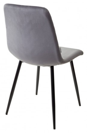 Стул DUKE BLUVEL-14 GREY, велюр / черный каркас М-City в Копейске - kopejsk.mebel24.online | фото 3