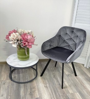 Стул GALE 360 град. поворот. BLUVEL-14 GREY, велюр/ черный каркас, М-City в Копейске - kopejsk.mebel24.online | фото 8