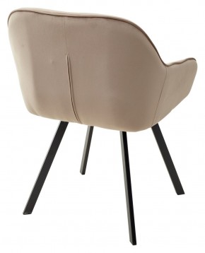 Стул GALE 360 град. поворот. BLUVEL-40 BEIGE, велюр/ черный каркас, М-City в Копейске - kopejsk.mebel24.online | фото 4