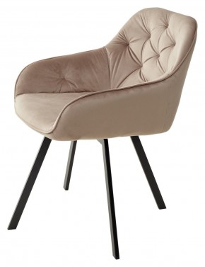 Стул GALE 360 град. поворот. BLUVEL-40 BEIGE, велюр/ черный каркас, М-City в Копейске - kopejsk.mebel24.online | фото 5
