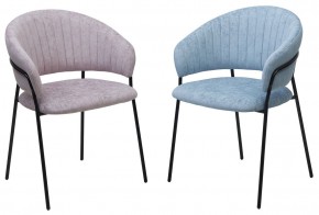 Стул ГЕММА, цвет RAIN 13 blue, велюр / черный каркас М-City в Копейске - kopejsk.mebel24.online | фото 8