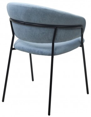 Стул ГЕММА, цвет RAIN 13 blue, велюр / черный каркас М-City в Копейске - kopejsk.mebel24.online | фото 9