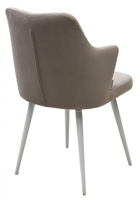 Стул HERMAN 360 град. ЛАТТЕ #25, велюр / белый каркас М-City в Копейске - kopejsk.mebel24.online | фото 5