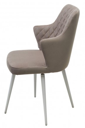 Стул HERMAN 360 град. ЛАТТЕ #25, велюр / белый каркас М-City в Копейске - kopejsk.mebel24.online | фото 6