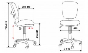 Стул компьютерный Бюрократ CH-204NX/26-28 черный в Копейске - kopejsk.mebel24.online | фото