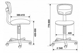 Стул компьютерный Бюрократ CH-299NX/15-21 черный в Копейске - kopejsk.mebel24.online | фото