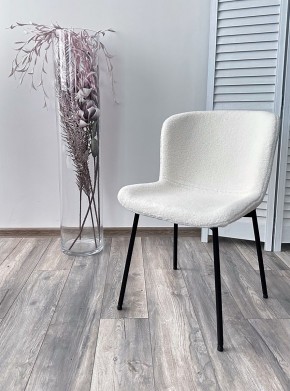 Стул RIYA UF992-01 Белый, teddy / черный каркас М-City в Копейске - kopejsk.mebel24.online | фото 3
