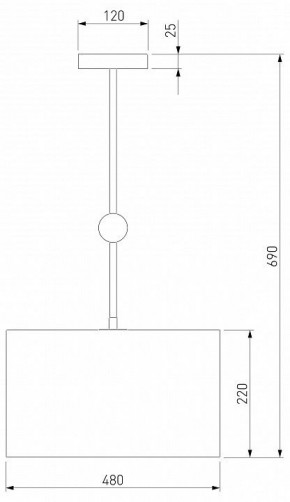 Светильник на штанге Eurosvet Brume 60174/5 латунь в Копейске - kopejsk.mebel24.online | фото