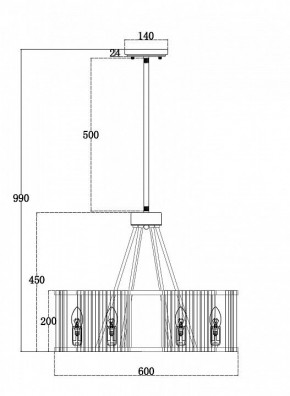 Светильник на штанге Maytoni Solar MOD087PL-06G в Копейске - kopejsk.mebel24.online | фото 4