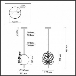 Светильник на штанге Odeon Light Jungle 4864/1 в Копейске - kopejsk.mebel24.online | фото 3