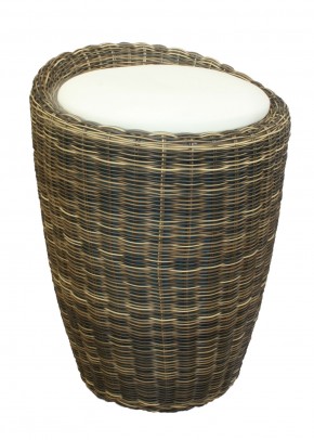 Табурет с местом для хранения LM-1100Rattan, кремовый в Копейске - kopejsk.mebel24.online | фото