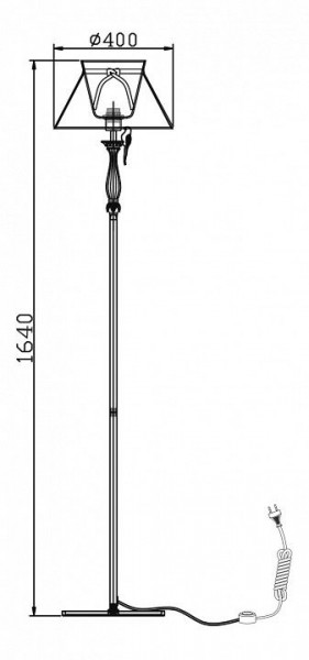 Торшер Maytoni Bird ARM013-22-W в Копейске - kopejsk.mebel24.online | фото 8