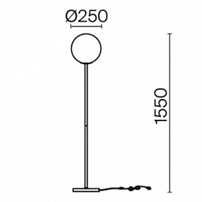 Торшер Maytoni Ring MOD013FL-01B в Копейске - kopejsk.mebel24.online | фото 4