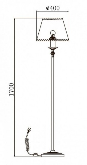 Торшер Maytoni Soffia RC093-FL-01-R в Копейске - kopejsk.mebel24.online | фото 3