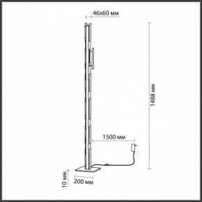 Торшер Odeon Light Fierro 4991/36FL в Копейске - kopejsk.mebel24.online | фото 4