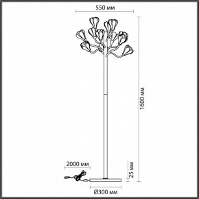 Торшер Odeon Light Gardi 5090/12F в Копейске - kopejsk.mebel24.online | фото 5