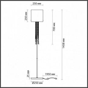 Торшер Odeon Light Nicole 4886/1F в Копейске - kopejsk.mebel24.online | фото 4