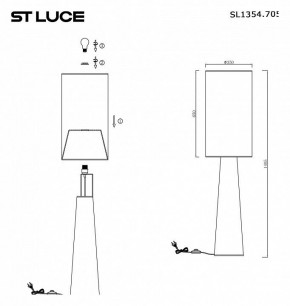 Торшер ST-Luce Jackie SL1354.705.01 в Копейске - kopejsk.mebel24.online | фото 5