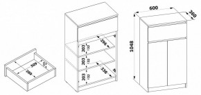 Тумба для обуви ТП-12 в Копейске - kopejsk.mebel24.online | фото 4