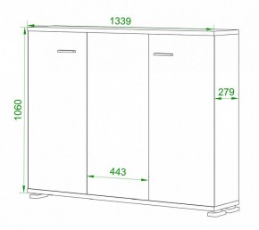 Тумба Домино нельсон ПУ-60-4 в Копейске - kopejsk.mebel24.online | фото 2