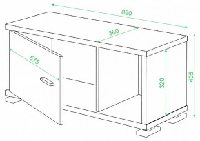 Тумба комбинированная Домино СБ-30/1 в Копейске - kopejsk.mebel24.online | фото 2