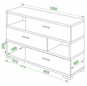 Тумба комбинированная Домино СБ-40/3-ПВК в Копейске - kopejsk.mebel24.online | фото 2