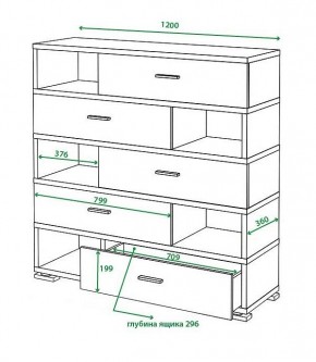 Тумба комбинированная СБ-40/5 в Копейске - kopejsk.mebel24.online | фото 2