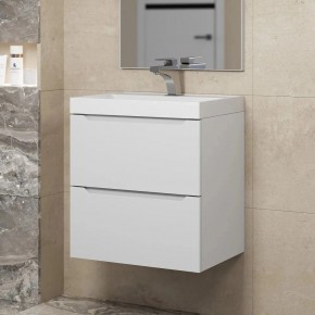 Тумба под раковину Uperwood Tanos 50 см, подвесная, белая матовая в Копейске - kopejsk.mebel24.online | фото