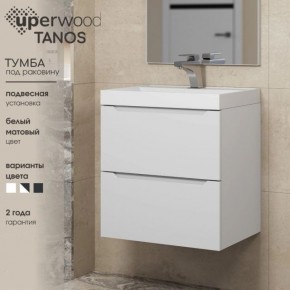 Тумба под раковину Uperwood Tanos 70 см, подвесная, белая матовая в Копейске - kopejsk.mebel24.online | фото 5