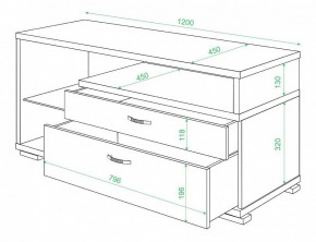 Тумба под ТВ Домино ТК-10 в Копейске - kopejsk.mebel24.online | фото 2