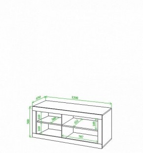 Тумба под ТВ Toivo Кон120 в Копейске - kopejsk.mebel24.online | фото 2