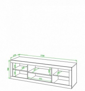 Тумба под ТВ Toivo Кон170 в Копейске - kopejsk.mebel24.online | фото 2