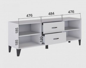 Тумба под ТВ ТВМ-6 (белый) в Копейске - kopejsk.mebel24.online | фото 2