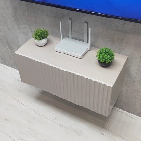 Тумба подвесная под ТВ LINES MTV1-MA 750 Бежевый (Леда-М 10.1.5) в Копейске - kopejsk.mebel24.online | фото 6