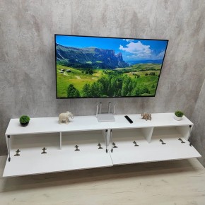 Тумба подвесная под ТВ LINES MTV4-MA 1150 Белый глянец (Белый-M 10.1.1) в Копейске - kopejsk.mebel24.online | фото 12